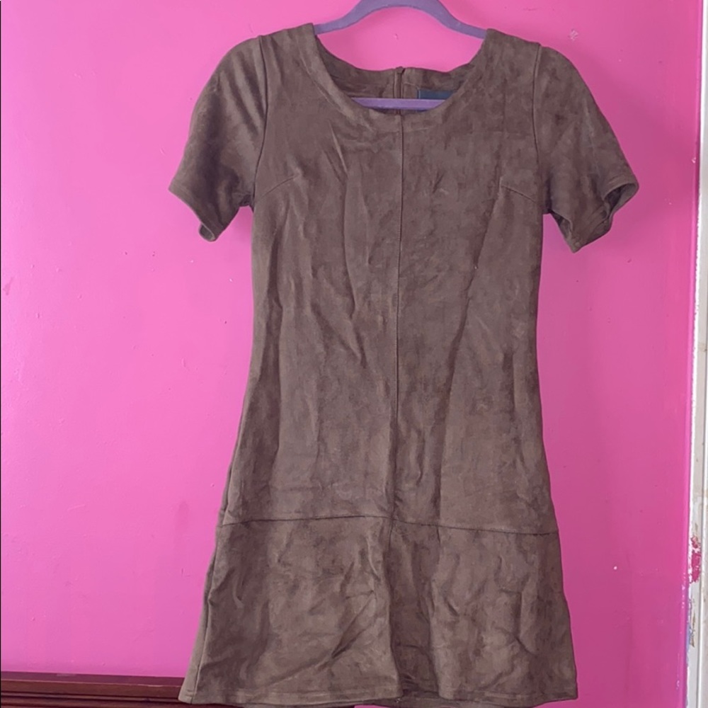 Suede Dress